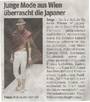  Junge Mode aus Wien überrascht die Japaner Cover